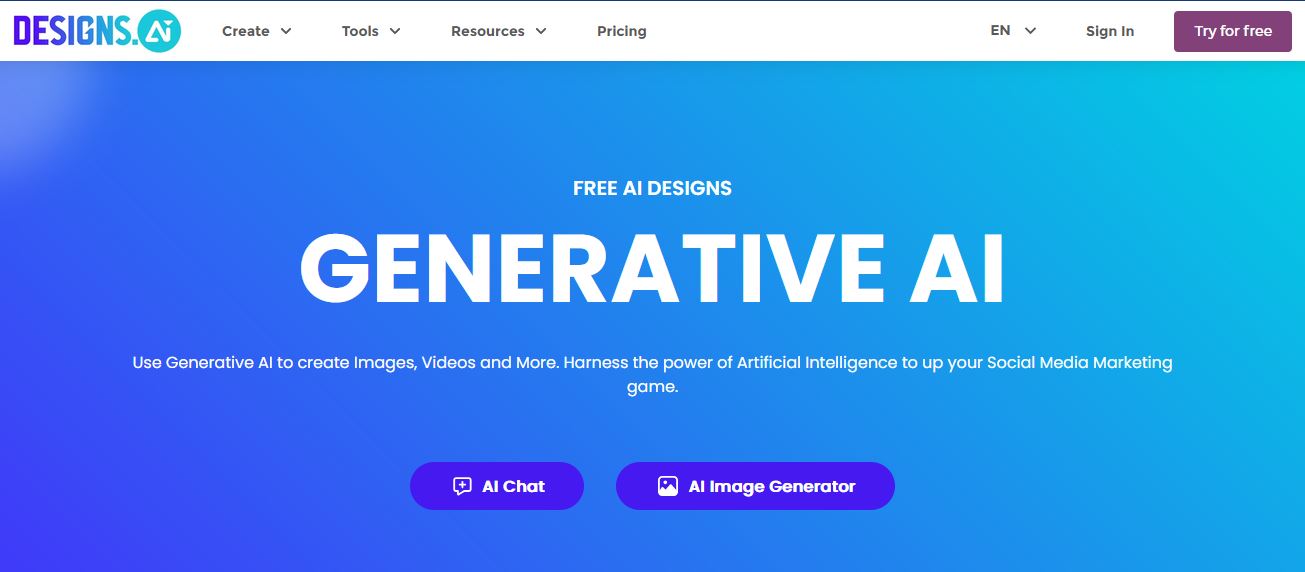 You are currently viewing Designs.ai – helping users create marketing materials and content